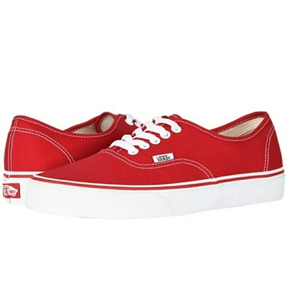 Vans Authentic (Red) UnisexSkate Shoes size men's - Picture 1 of 12